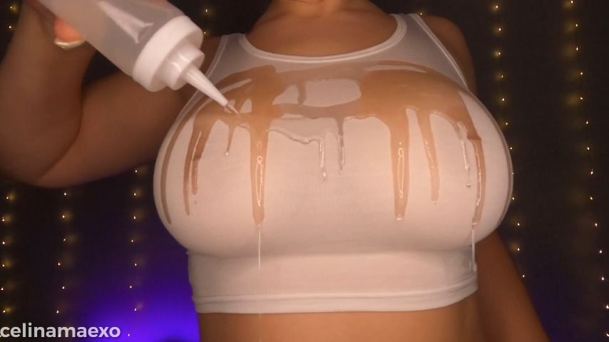 Oiled Up Titties T-Shirt Strip