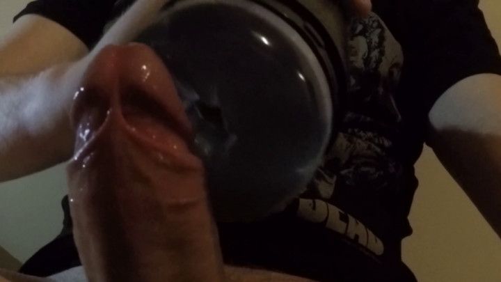 Nighttime Fleshlight Wank