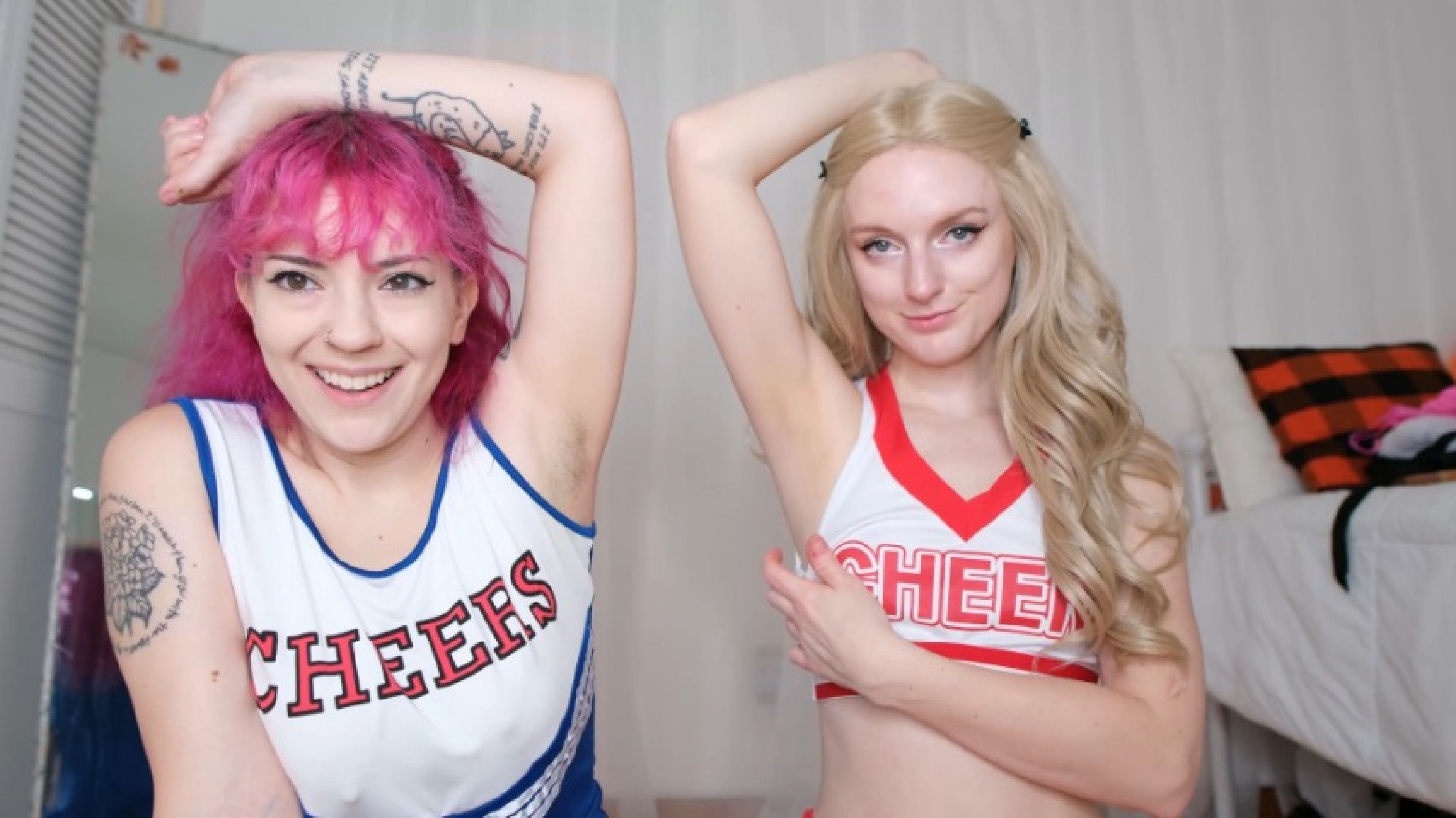 cheerleaders bully you for your armpit fetish