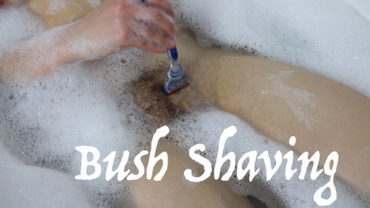 Bubble Bath Pussy Shaving