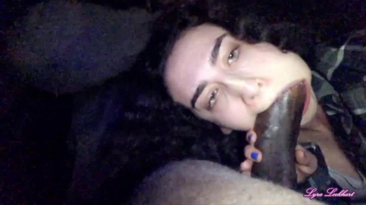 Road Head and Car Sex Creampie