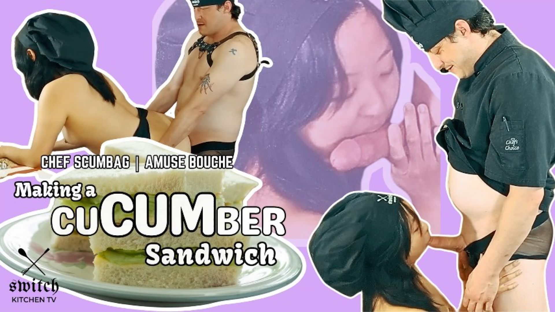 Scumbag Chef makes CuCUMber Sandwich with Korean Sous Chef