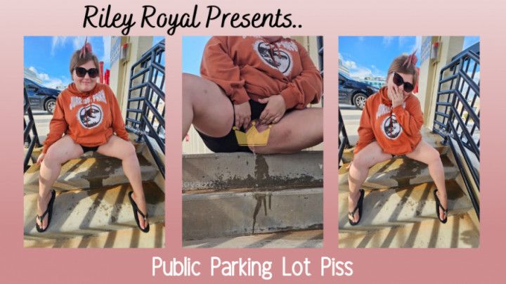 Public Parking Lot Piss