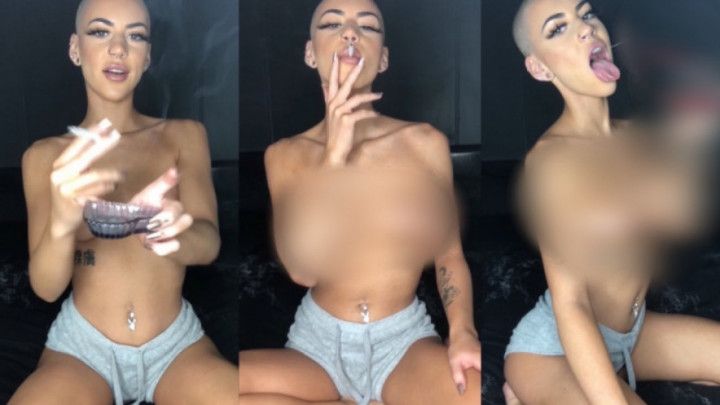 Smoking Fetish + Dildo Sucking