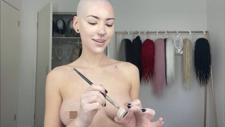 Doing My Makeup Nude + Dancing &amp; Vaping