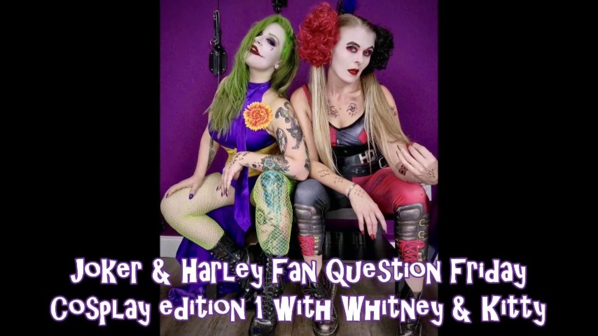 Fan Question Friday Cosplay Edition 1 - Joker &amp; Harley