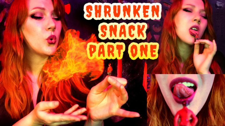 Shrunken Snack POV Giantess Vore Part One