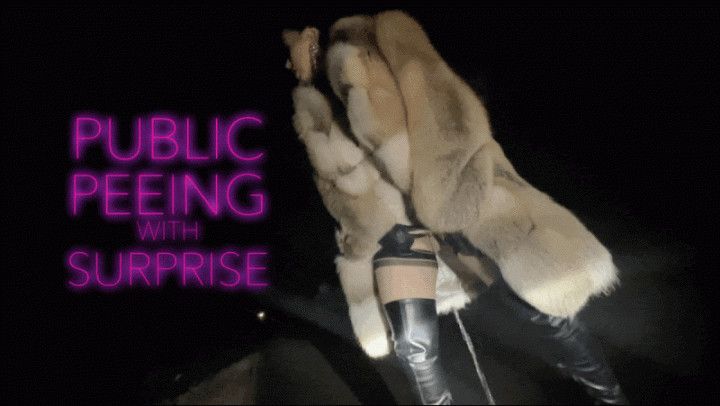 PUBLIC PEEING WITH SURPRISE