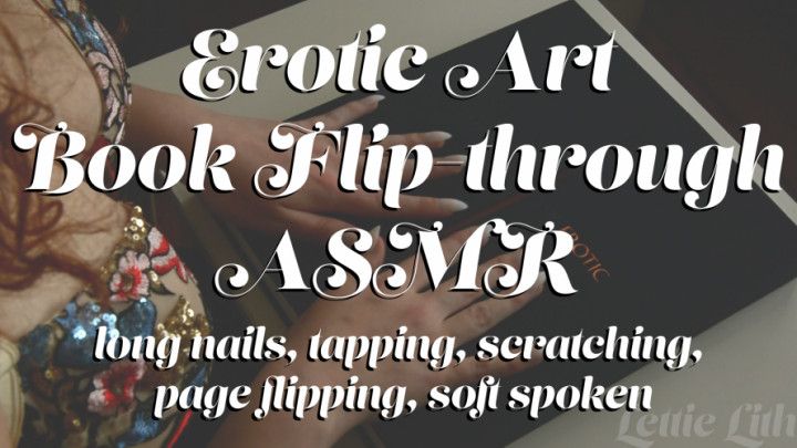 Erotic Art Book Flip-Through ASMR