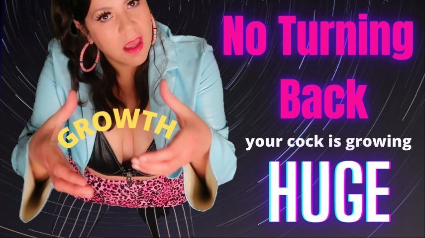 No Turning Back from a HUGE Growing COCK