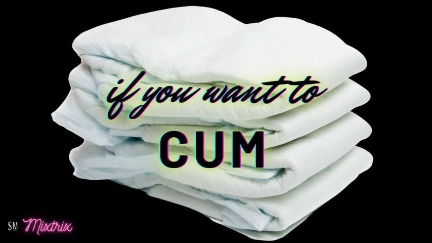 GO 2 CUM: Phase 2 Diaper Sexuality Repro