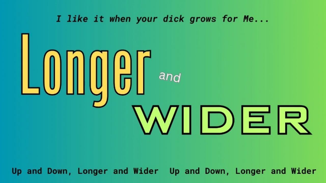 Your Dick Grows Longer and Wider audio