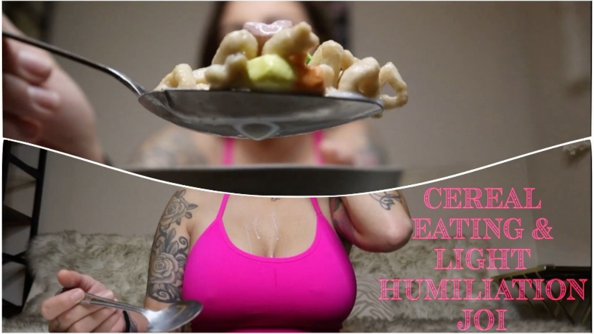 Cereal Eating &amp; Light Humiliation JOI