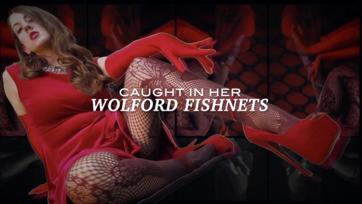 Caught in Her Wolford Fishnets