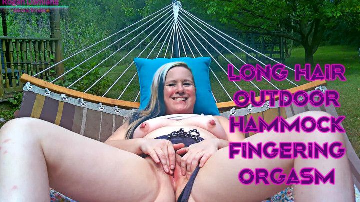 OUTDOOR Hammock FINGERING Orgasm