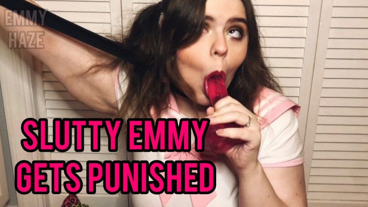 slutty emmy gets punished