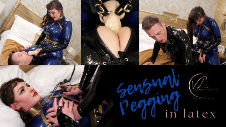 Sensual Pegging in Latex