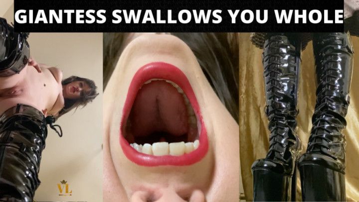 GIANTESS SWALLOWS YOU WHOLE