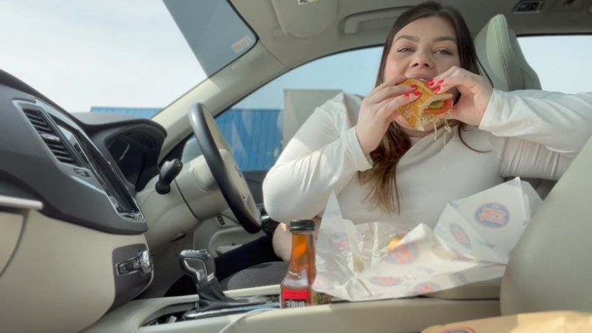 Stuffed in the car