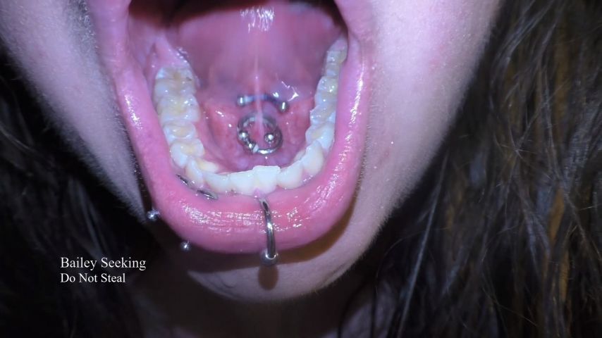 Tongue Web Piercing Cleaning