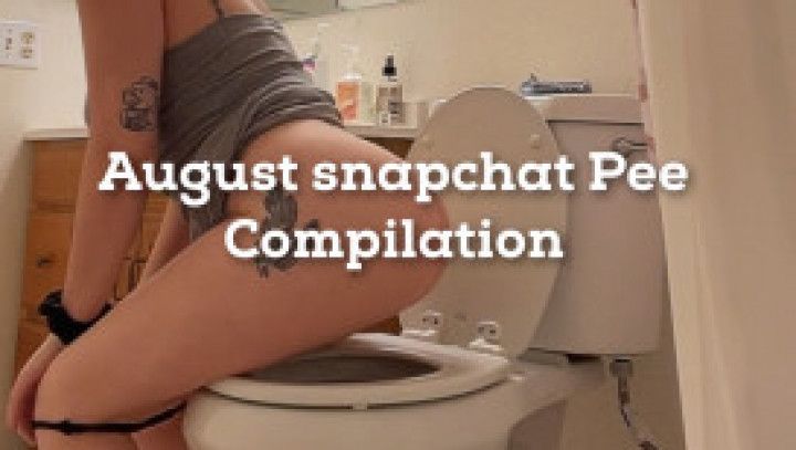 August Snapchat Pee Compilation