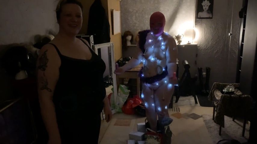 Human Christmas Tree