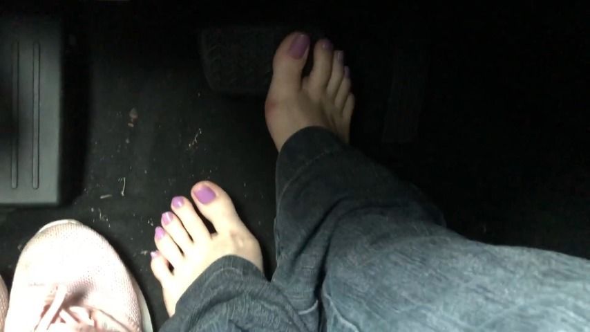 Driving barefoot