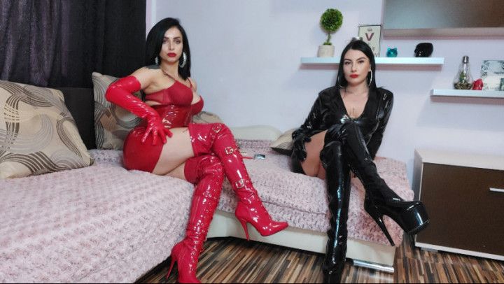 Pvc, Smoking and Boots with Miss Marisa