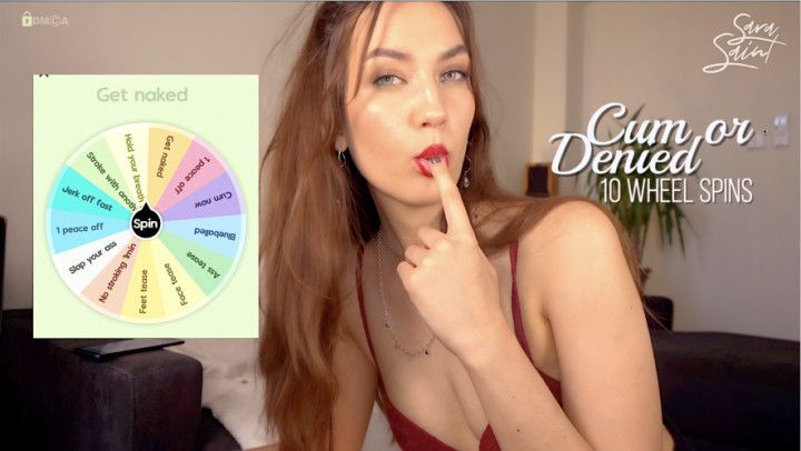 10 Wheel Spins - Cum or Denied