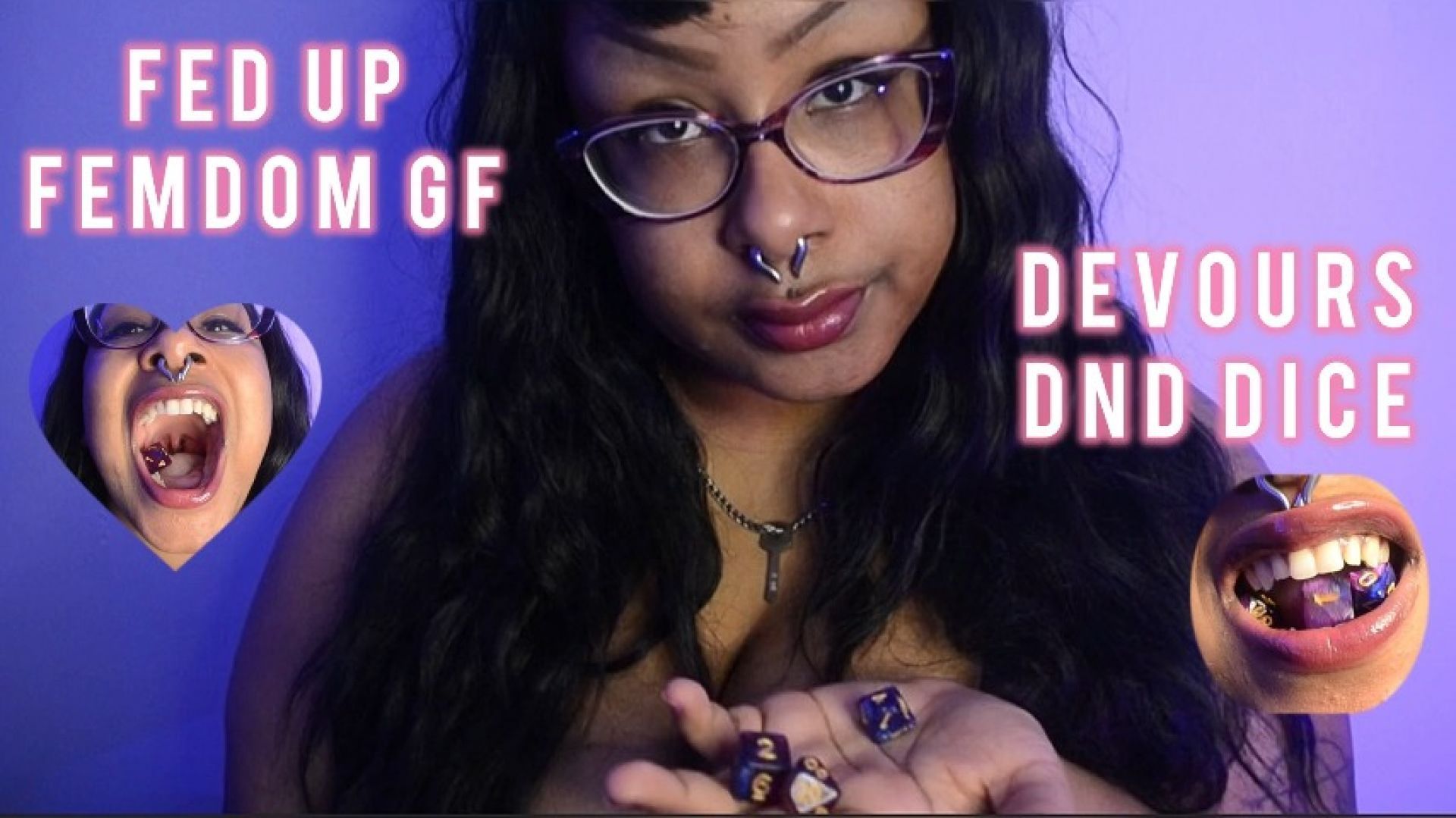 Fed-up Femdom GF Eats your D&amp;D Dice