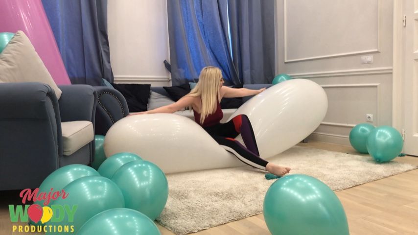 BTS Big natural Boobs and big balloons