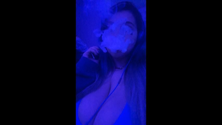 Bra Tease Vaping Break