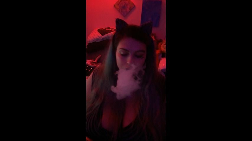 Smoking and Chatting BBW