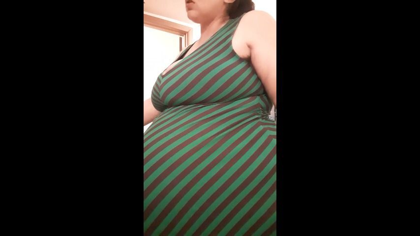 Pregnant Belly Cute Dress