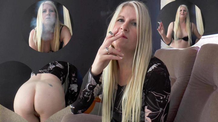 Mom catches you smoking and fucks you