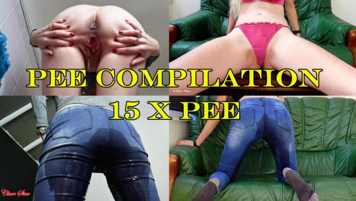 Solo Pee Compilation 15xpee