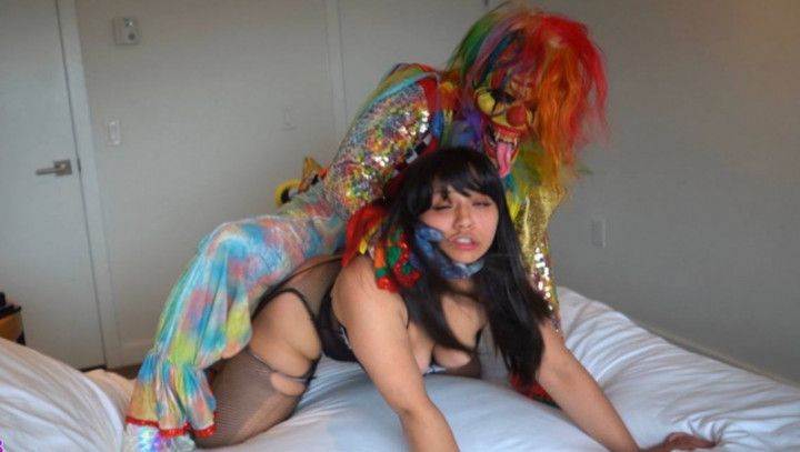 Fat Ass Latina Maid gets Dicked By Clown