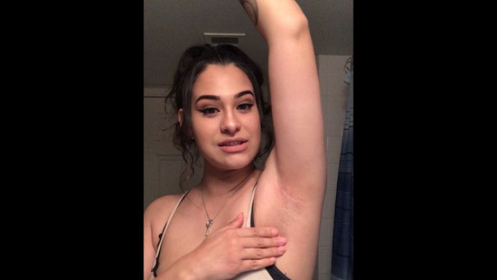 Armpit Shaving JOI