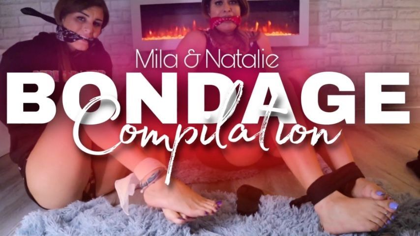 Mila &amp; Natalie Bondage Complilation