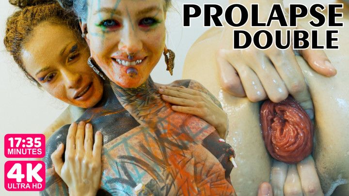 LESBIAN both ANAL FISTING PROLAPS GAPE