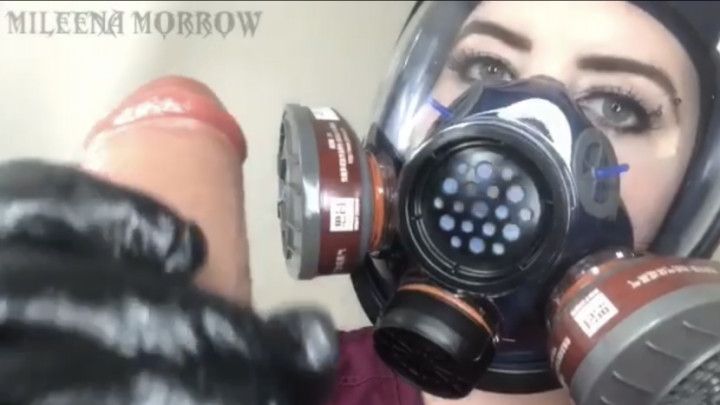 Cum All Over my Respirator Mask