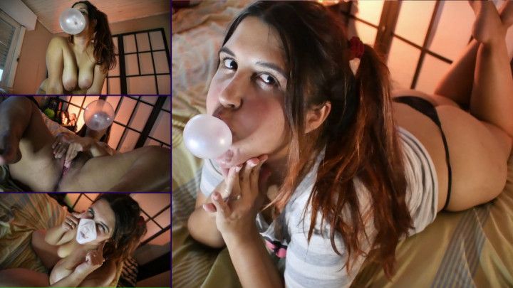 Cozy Bubblegum blow and masturbation - Bunny Looner