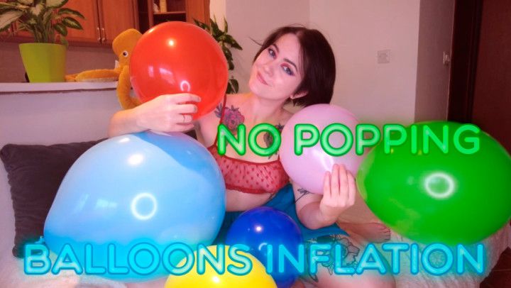 My first balloon inflation video! NONPOP