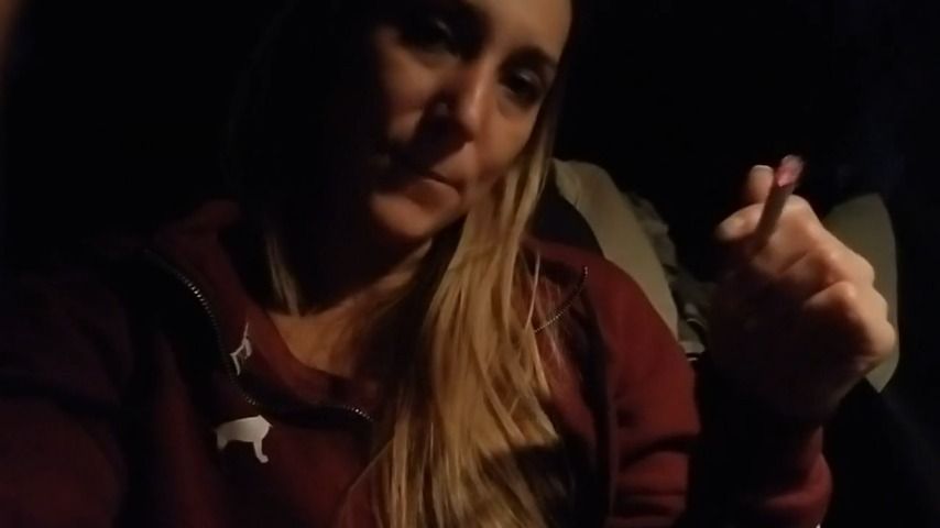 smoking in the car