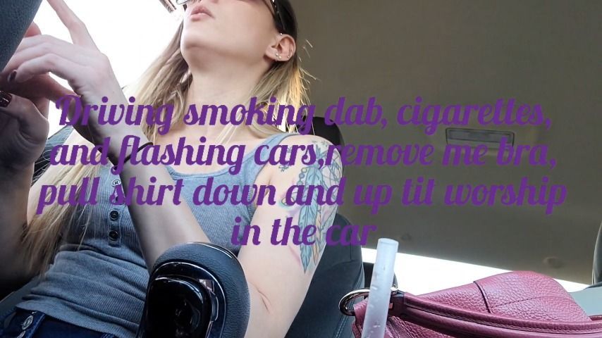 driving Flashing cars part 2 Smoking