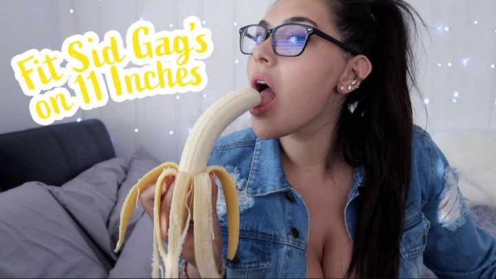 BBW Deep Throating My 11 inch Banana