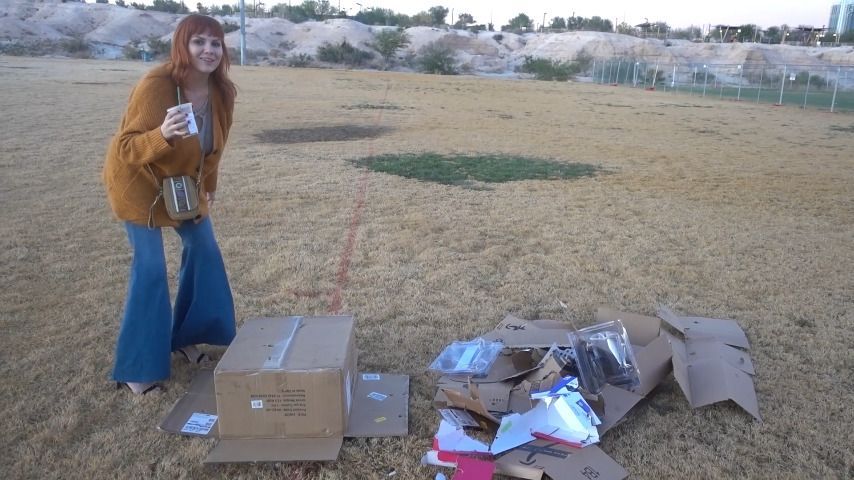 Stomping on Boxes in Heels