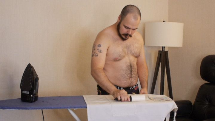 Hotel Room Apron Ironing