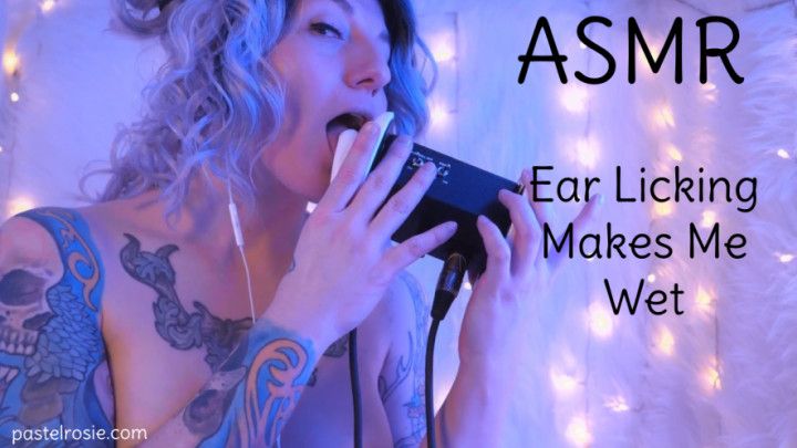 ASMR Ear Licking Makes Me Wet JOI