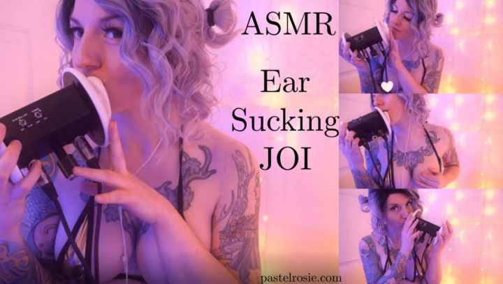 ASMR Ear Sucking JOI